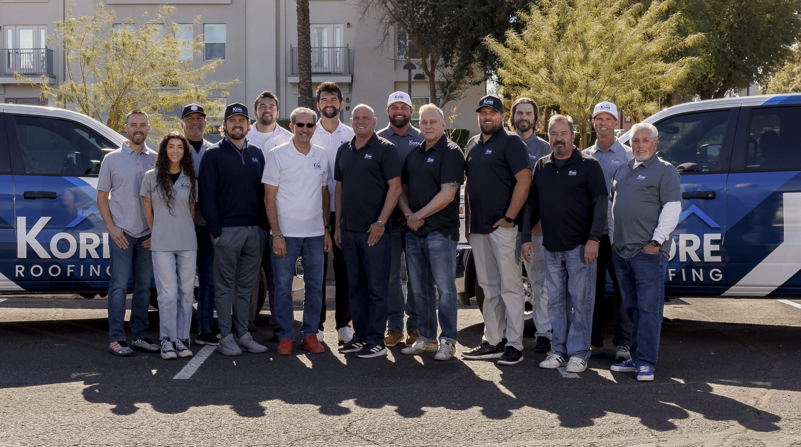 Arizona roofing crew on-site